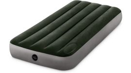 Intex Downy matelas gonflable 1 place avec pompe à pied intégrée (99 cm)