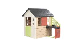Smoby maisonnette Nature avec cuisine d'été pour enfants