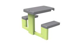 Smoby table de pique-nique accessoire pour maisonnette enfant jardin