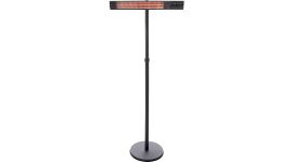 Sunred chauffage de terrasse Dark Standing 2500 sur pied infrarouge