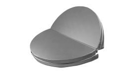 W'eau Couverture de spa ronde grise ø225 cm avec isolation thermique