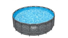 Bestway APX 365 piscine hors-sol tubulaire ronde 549 x 132 cm avec filtre à sable et accessoires