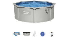 Bestway Hydrium Alderney piscine hors-sol en acier ronde Ø360 x 120 cm