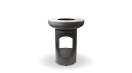 Bonfeu BonBiza brasero plancha en acier noir pour cuisiner en extérieur