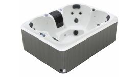 W'eau Como spa gonflable pour 4 personnes avec hydromassage et éclairage LED