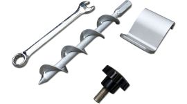 EXIT Scala kit d'ancrage au sol pour but de football sur gazon naturel