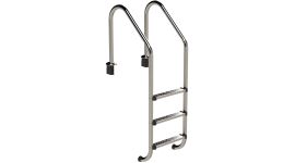 IDEAL échelle de piscine Standard Inox 3 marches en acier inoxydable AISI 316