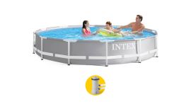 Piscine Intex Prism Frame - 366 x 76 cm - avec pompe de filtration
