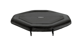 Intex PureSpa couverture de spa octagonale noire pour 6 personnes