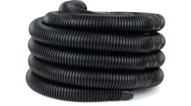Tuyau de piscine flexible 38 mm noir de 15 mètres pour pompe de filtration