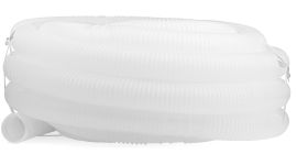 Tuyau de piscine flexible 38 mm de 9 m en blanc pour piscine hors-sol