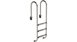 IDEAL Échelle de piscine Muro en inox AISI 316 à 3 marches antidérapantes