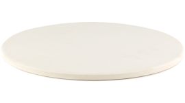 BASTE Pierre à pizza ronde en céramique pour barbecue kamado Ø 22,8 cm