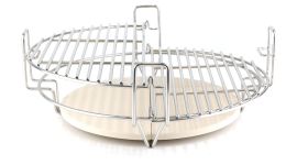 BASTE Système de cuisson multi-niveaux pour barbecue kamado 18 pouces
