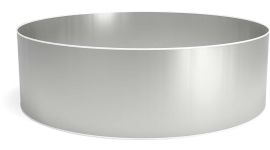 W'eau paroi en acier ronde Ø500 x 120 cm avec découpes et profilés