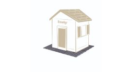 Smoby Kit de dalles de sol pour maisonnette 45 x 45 cm