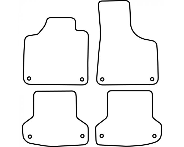 Set de tapis de sol Audi A3 2003-2012
