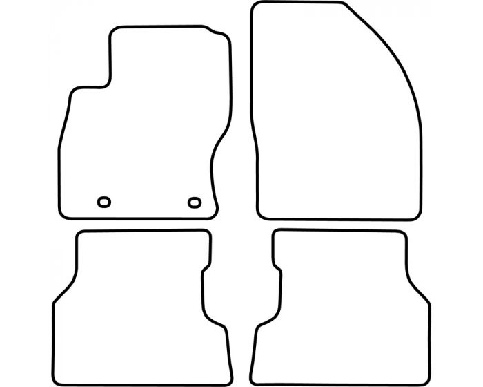 Set de tapis de sol Ford Focus 2004-2008