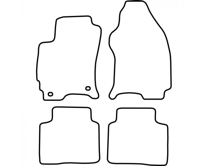 Set de tapis de sol Ford Mondeo 2000-2007