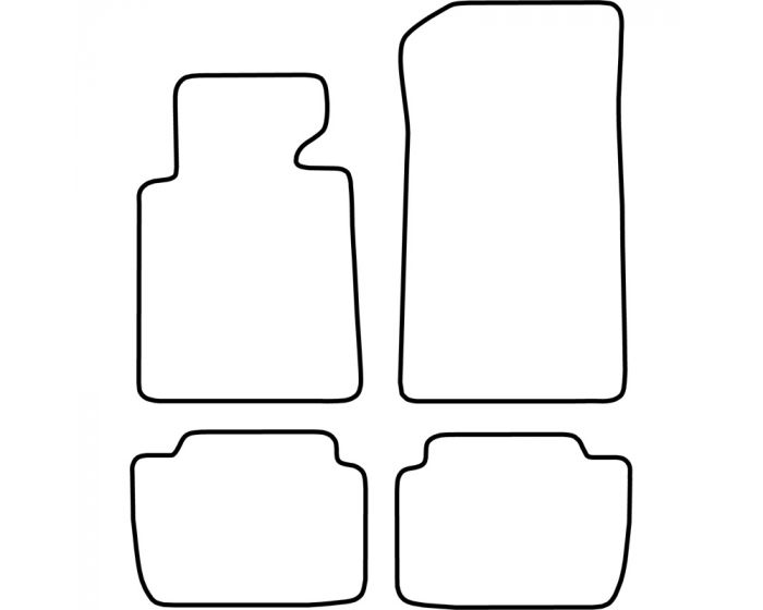 Set de tapis de sol BMW 3 serie (E46) 1998-2002