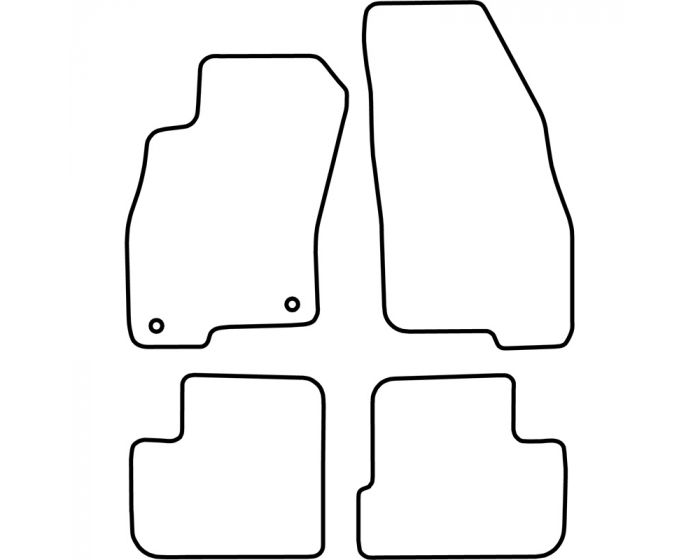Set de tapis de sol Fiat Grande Punto 2005-2011