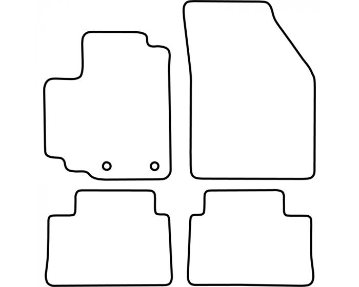 Set de tapis de sol Suzuki Alto 2009-