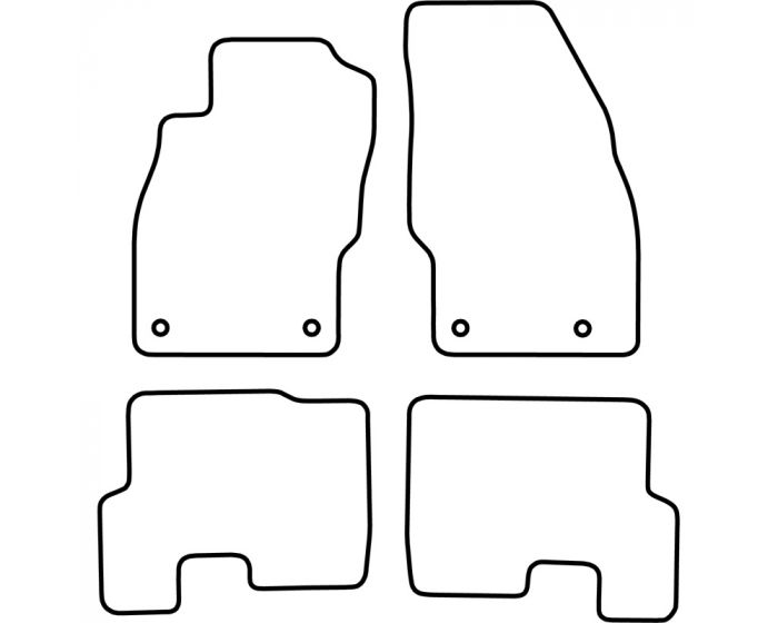 Set de tapis de sol Opel Corsa D 2006-