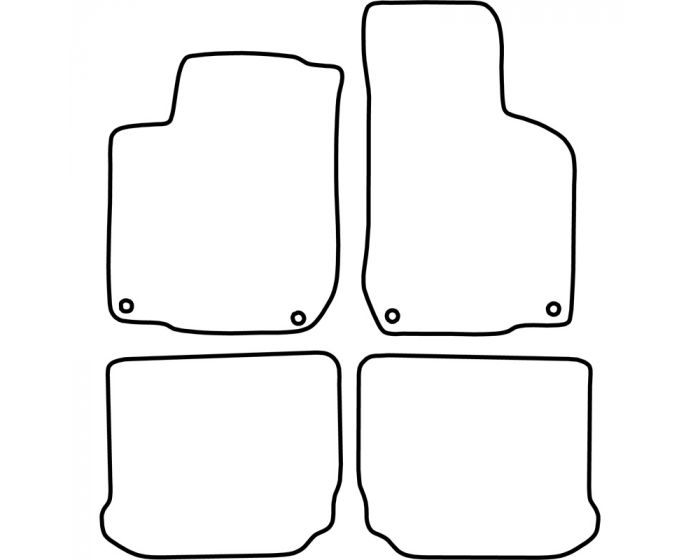 Set de tapis de sol Volkswagen Golf IV 1998-2001