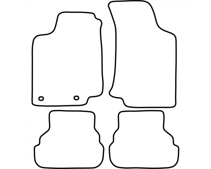 Set de tapis de sol Volkswagen Golf III / Vento 1992-1998
