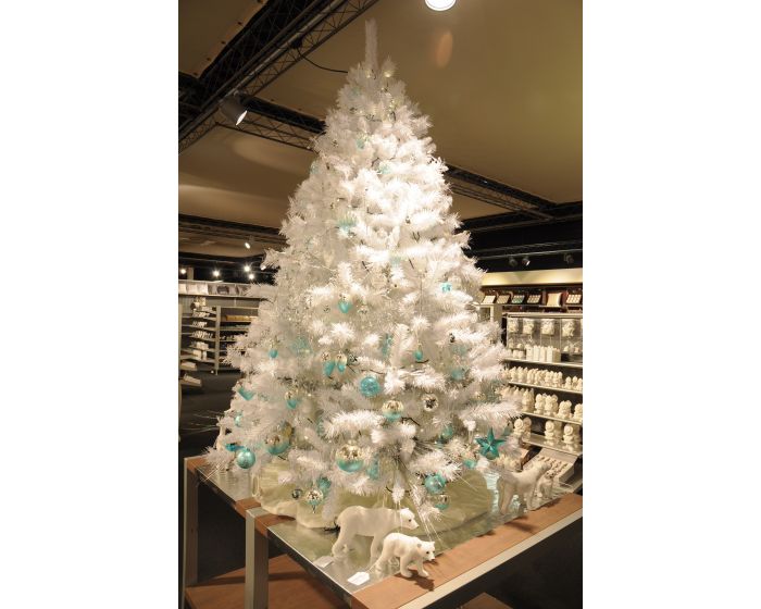 Sapin de Noël 180cm Blanc
