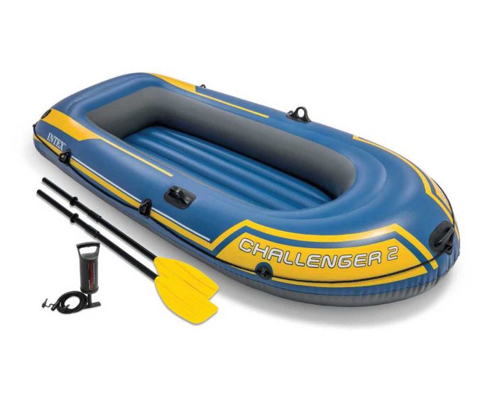 Intex bateau gonflable - Challenger 2 Set