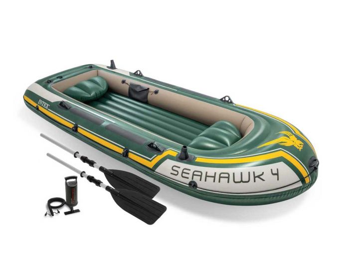 Intex bateau gonflable - Seahawk 4 Set