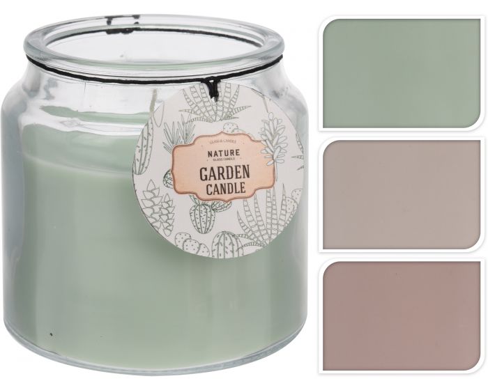 Bougie citronnelle dans verre
