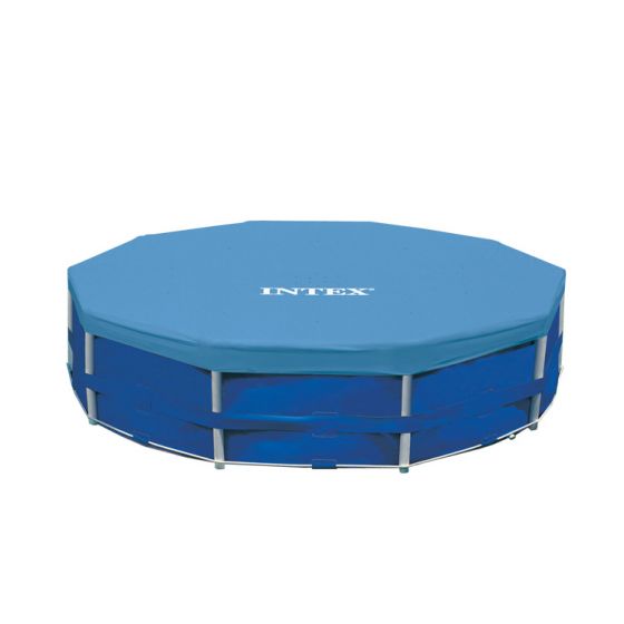 Bâche De Protection Piscine Intex Tubulaire Metal Frame ø 366 Cm