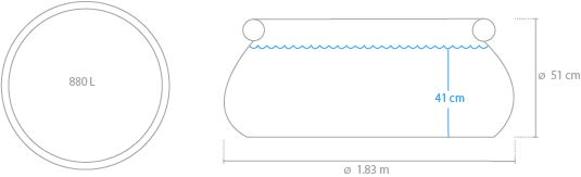 Piscine Intex Easy Set ø 183 M Heuts
