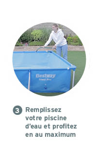 Piscine tubulaire Bestway monter 3