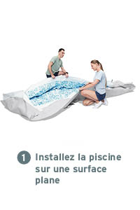 Piscine tubulaire Bestway monter 1